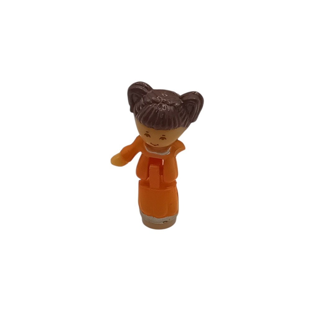 VTG 1994 Polly Pocket Star Bright Dinner Party Dana Replacement Doll MISSING ARM